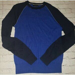 Banana REPUBLIC MEN'S LIGHT WEIGHT SWEATER SIZE SMALL BLUE & BLACK